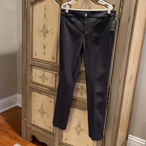 NWT Ralph Lauren gray slim legs pants